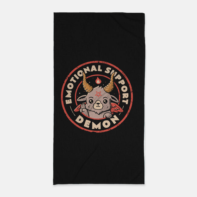 Emotional Support Demon-None-Beach-Towel-eduely