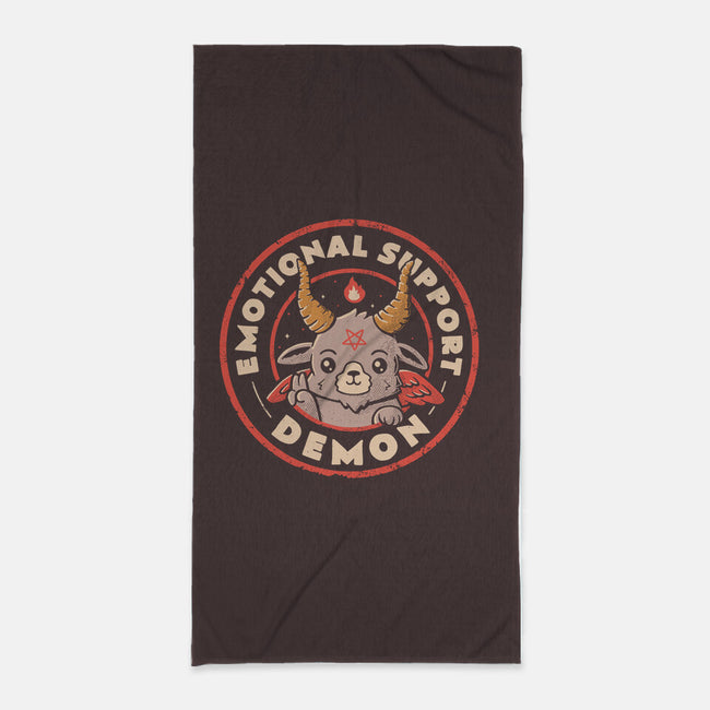Emotional Support Demon-None-Beach-Towel-eduely