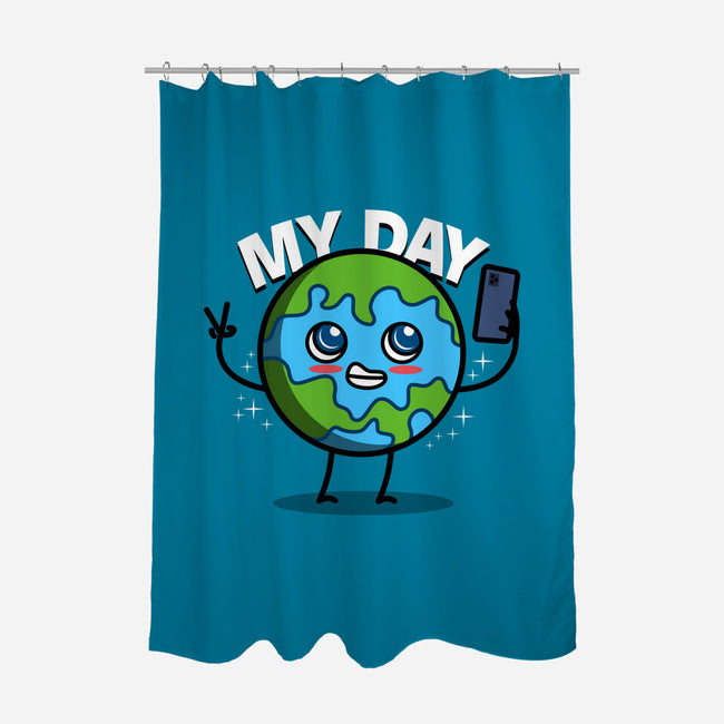 Earth My Day-None-Polyester-Shower Curtain-Boggs Nicolas