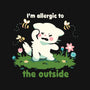 Allergic To The Outside-Unisex-Crew Neck-Sweatshirt-TechraNova