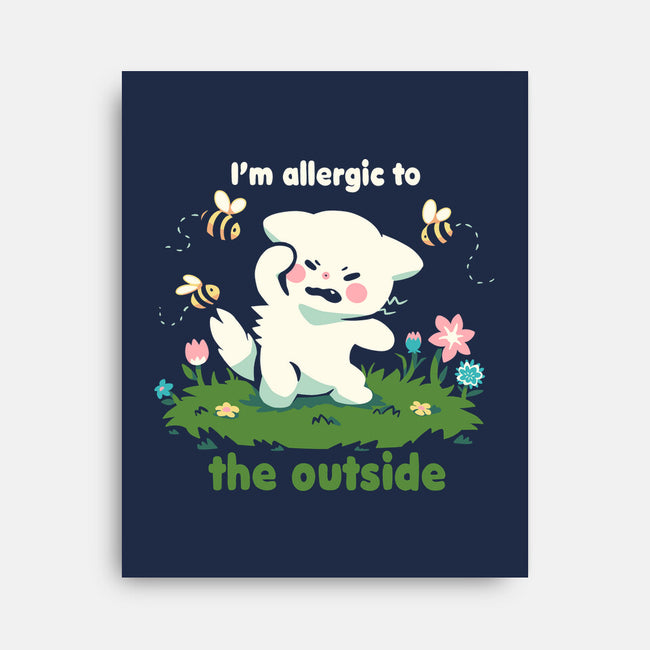 Allergic To The Outside-None-Stretched-Canvas-TechraNova