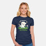 Allergic To The Outside-Womens-Fitted-Tee-TechraNova