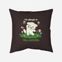 Allergic To The Outside-None-Removable Cover w Insert-Throw Pillow-TechraNova