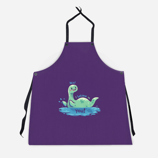 Nessie Believes In You-Unisex-Kitchen-Apron-TechraNova