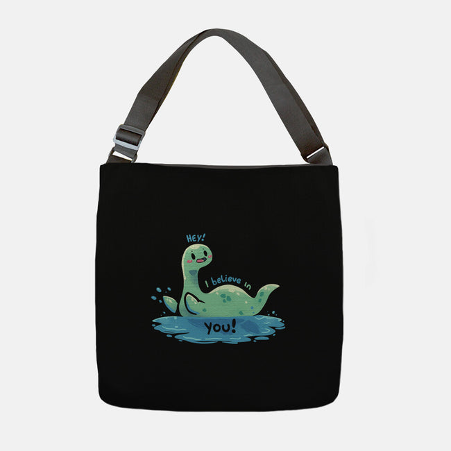 Nessie Believes In You-None-Adjustable Tote-Bag-TechraNova