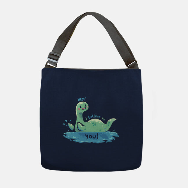Nessie Believes In You-None-Adjustable Tote-Bag-TechraNova