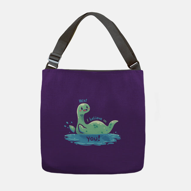 Nessie Believes In You-None-Adjustable Tote-Bag-TechraNova