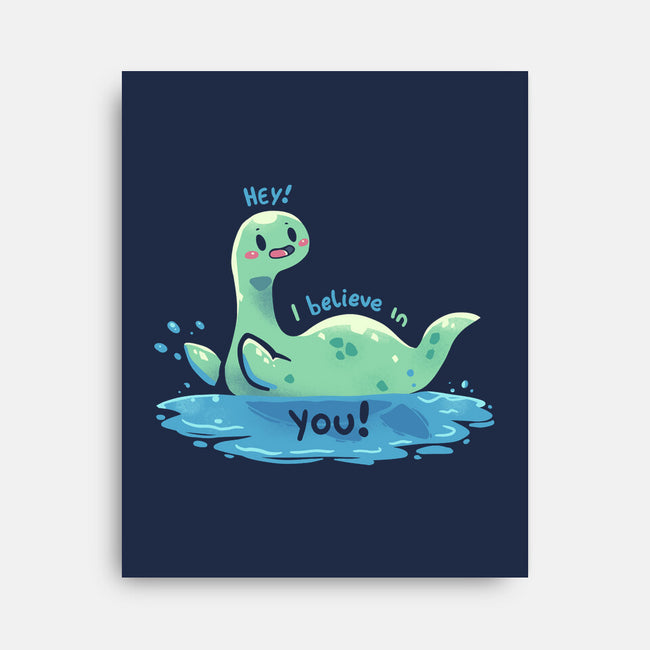 Nessie Believes In You-None-Stretched-Canvas-TechraNova