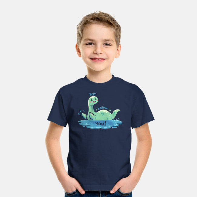 Nessie Believes In You-Youth-Basic-Tee-TechraNova