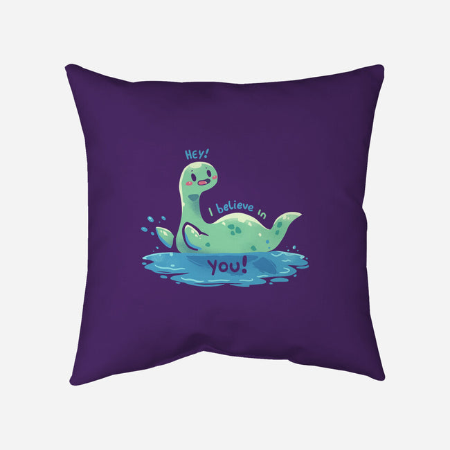 Nessie Believes In You-None-Removable Cover w Insert-Throw Pillow-TechraNova