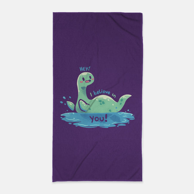 Nessie Believes In You-None-Beach-Towel-TechraNova