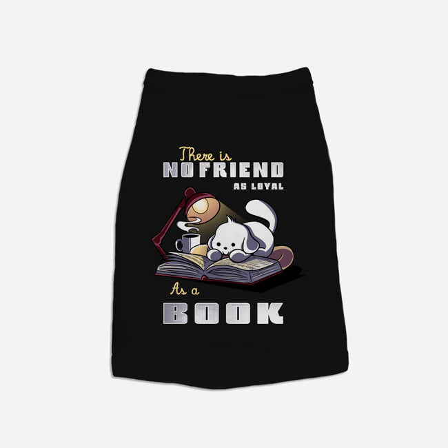 Loyal As A Book-Dog-Basic-Pet Tank-fanfabio