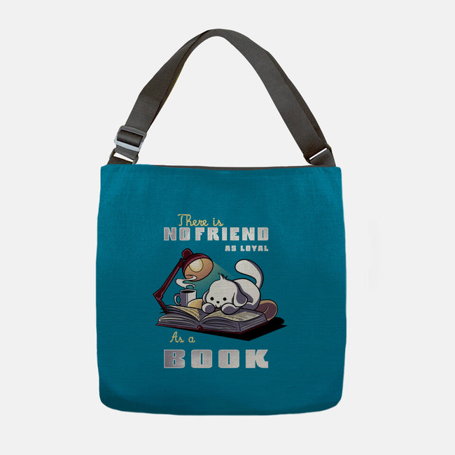 Loyal As A Book-None-Adjustable Tote-Bag-fanfabio