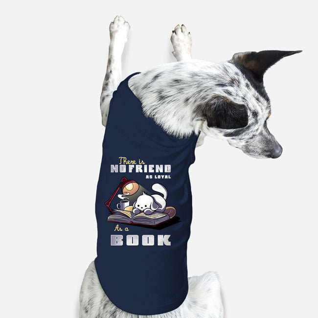 Loyal As A Book-Dog-Basic-Pet Tank-fanfabio