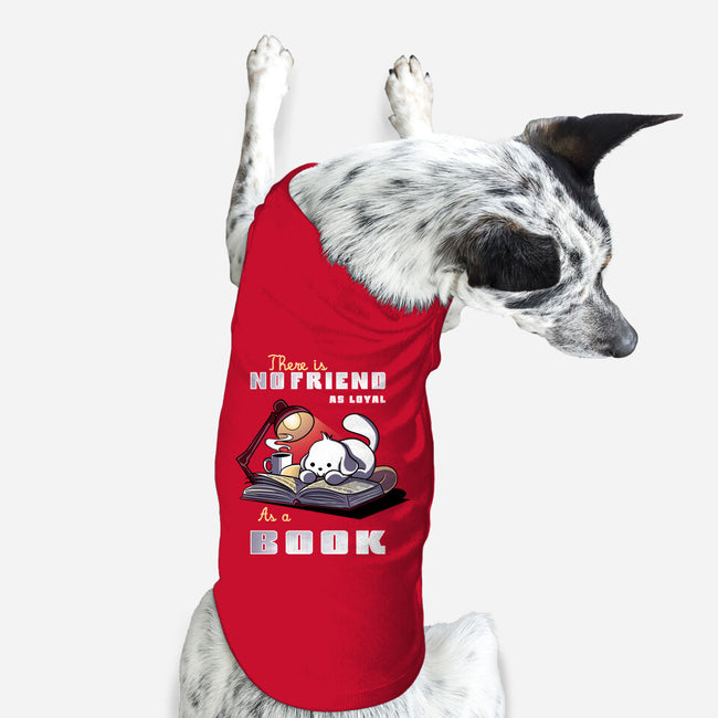 Loyal As A Book-Dog-Basic-Pet Tank-fanfabio