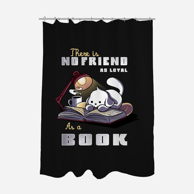 Loyal As A Book-None-Polyester-Shower Curtain-fanfabio