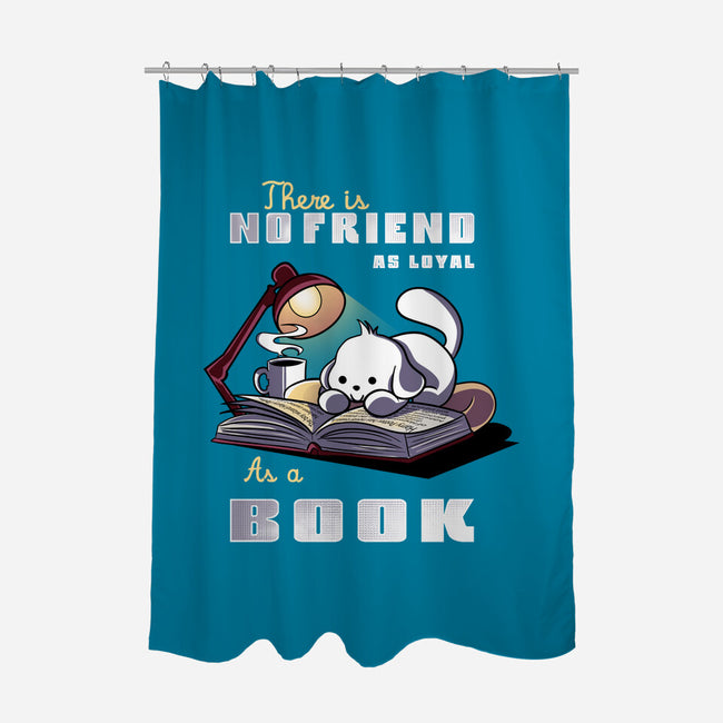 Loyal As A Book-None-Polyester-Shower Curtain-fanfabio