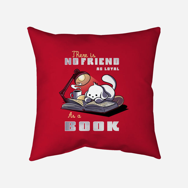 Loyal As A Book-None-Removable Cover w Insert-Throw Pillow-fanfabio