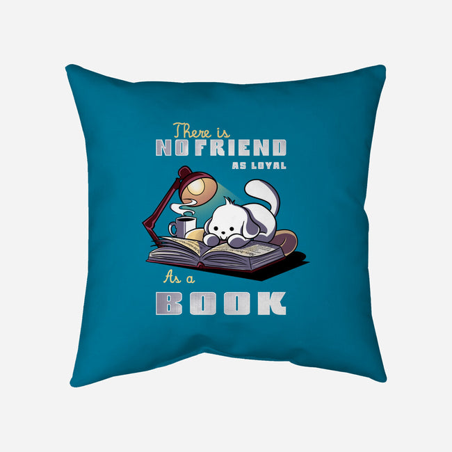 Loyal As A Book-None-Removable Cover w Insert-Throw Pillow-fanfabio