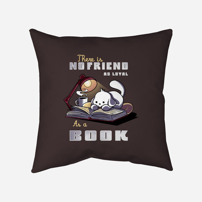 Loyal As A Book-None-Removable Cover-Throw Pillow-fanfabio