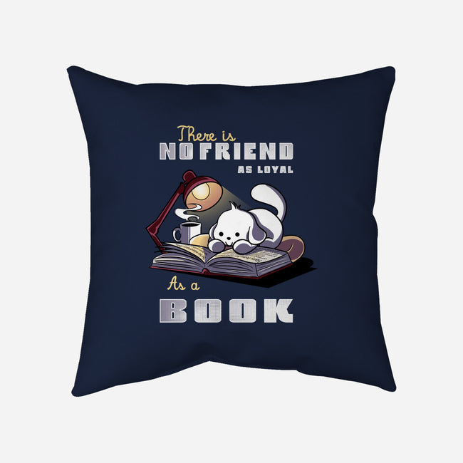 Loyal As A Book-None-Removable Cover-Throw Pillow-fanfabio
