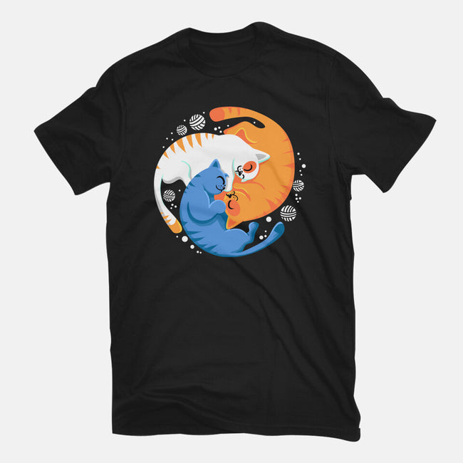 Purrfect Circle-Womens-Basic-Tee-erion_designs