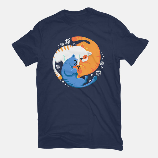 Purrfect Circle-Womens-Basic-Tee-erion_designs