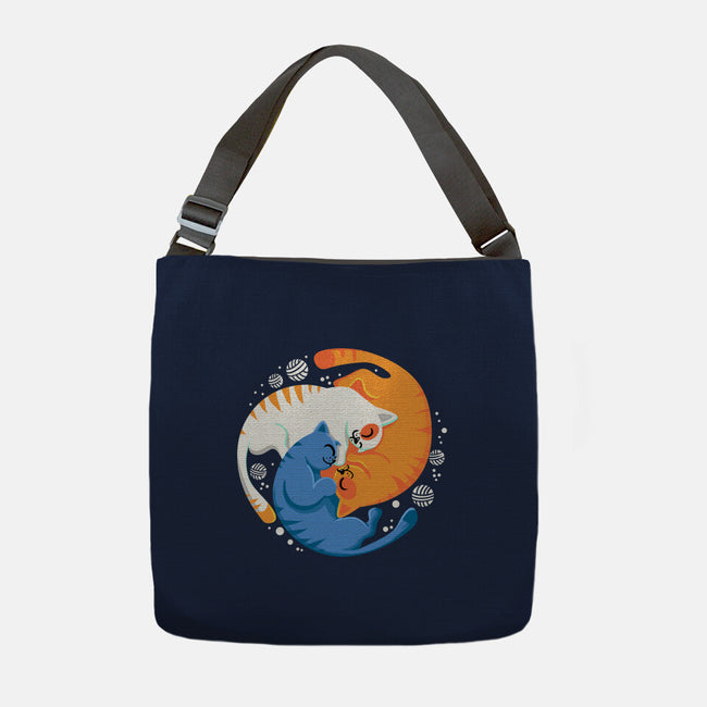 Purrfect Circle-None-Adjustable Tote-Bag-erion_designs