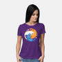 Purrfect Circle-Womens-Basic-Tee-erion_designs