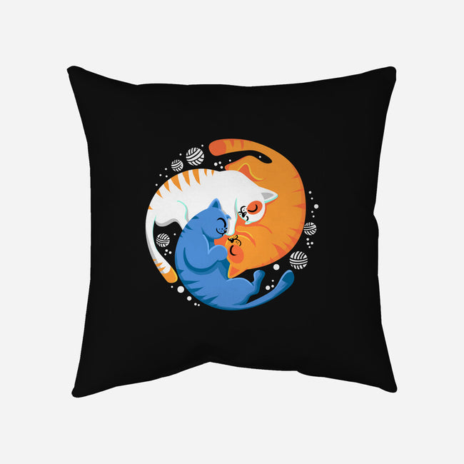 Purrfect Circle-None-Removable Cover w Insert-Throw Pillow-erion_designs