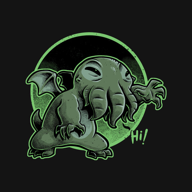 Cthulhu Says Hi-None-Glossy-Sticker-Studio Mootant