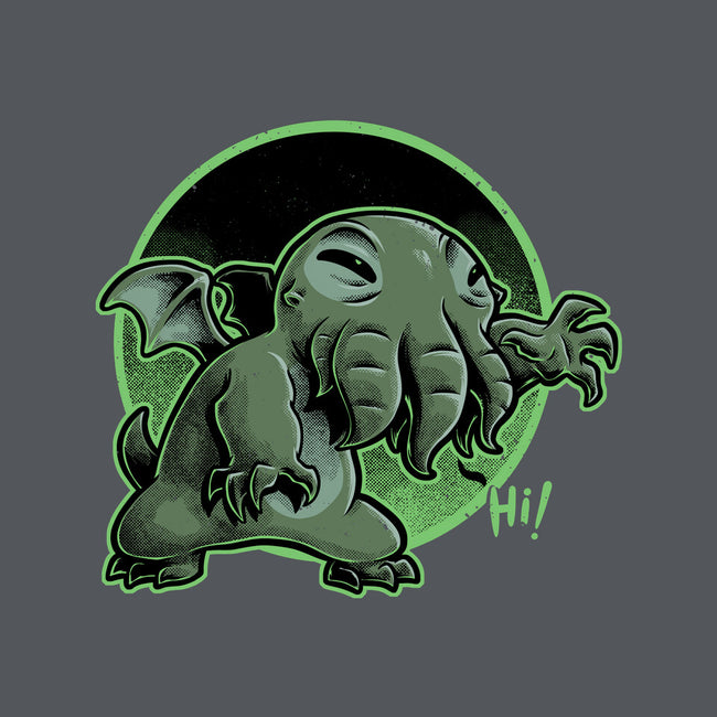 Cthulhu Says Hi-Mens-Long Sleeved-Tee-Studio Mootant