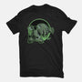 Cthulhu Says Hi-Womens-Fitted-Tee-Studio Mootant