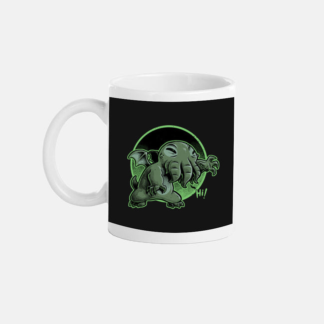 Cthulhu Says Hi-None-Mug-Drinkware-Studio Mootant