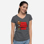 A Great Team-Womens-V-Neck-Tee-zascanauta