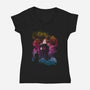 The 14th Doctor-Womens-V-Neck-Tee-kharmazero