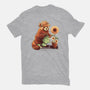 Red Panda Gardener-Mens-Heavyweight-Tee-NemiMakeit