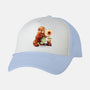Red Panda Gardener-Unisex-Trucker-Hat-NemiMakeit