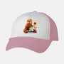 Red Panda Gardener-Unisex-Trucker-Hat-NemiMakeit