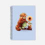 Red Panda Gardener-None-Dot Grid-Notebook-NemiMakeit