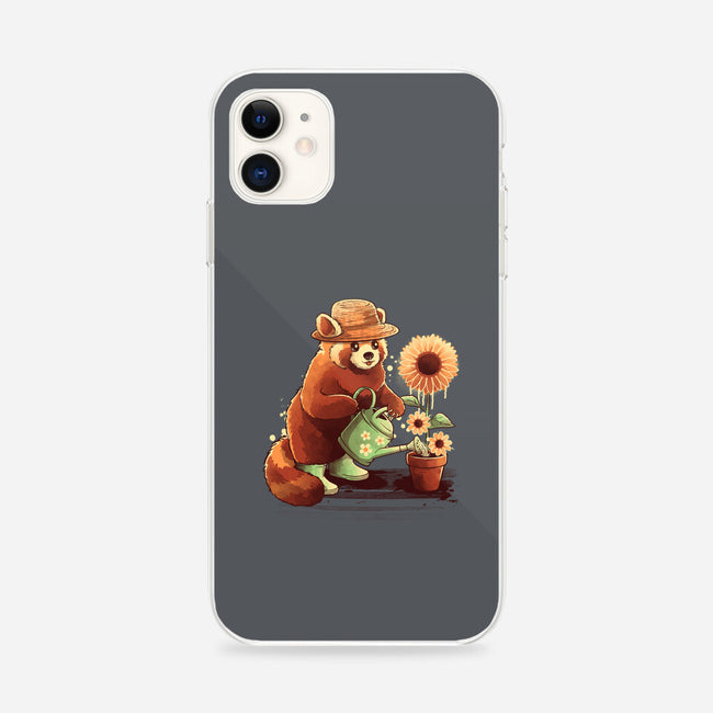 Red Panda Gardener-iPhone-Snap-Phone Case-NemiMakeit