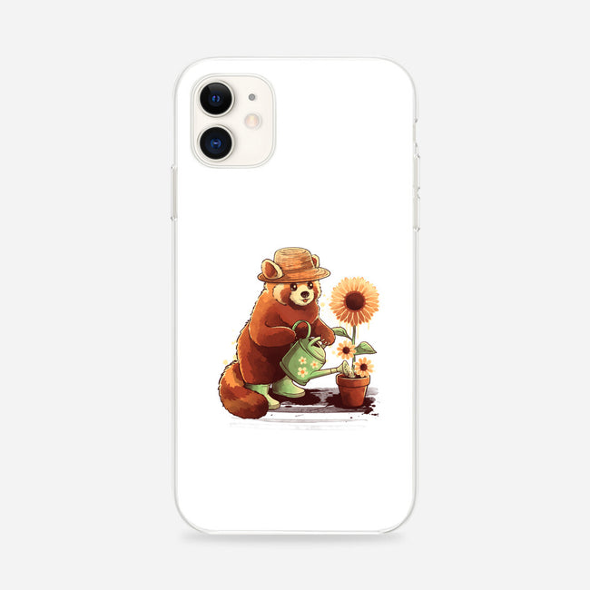 Red Panda Gardener-iPhone-Snap-Phone Case-NemiMakeit
