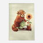 Red Panda Gardener-None-Indoor-Rug-NemiMakeit