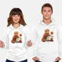 Red Panda Gardener-Unisex-Pullover-Sweatshirt-NemiMakeit