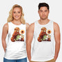 Red Panda Gardener-Unisex-Basic-Tank-NemiMakeit