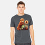 Red Panda Gardener-Mens-Heavyweight-Tee-NemiMakeit