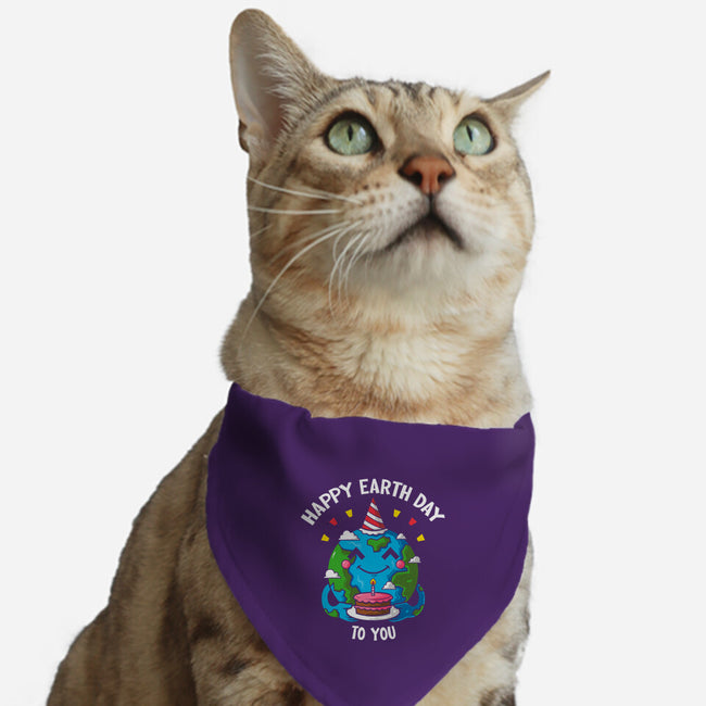 Happy Earth Day To You-Cat-Adjustable-Pet Collar-krisren28