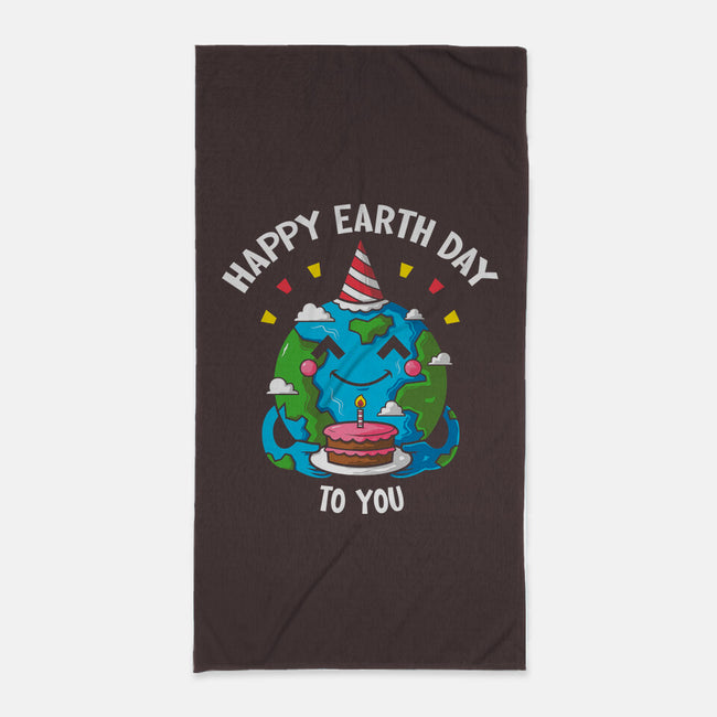 Happy Earth Day To You-None-Beach-Towel-krisren28