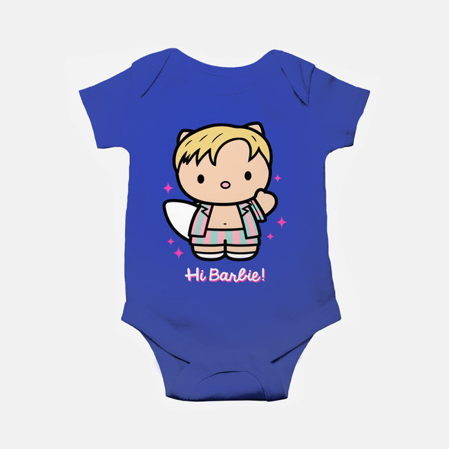 Waving Doll-Baby-Basic-Onesie-Raffiti