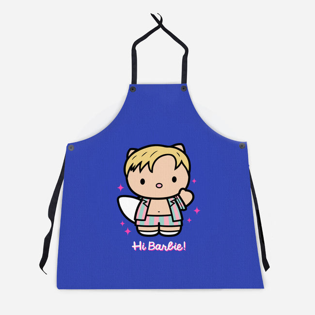 Waving Doll-Unisex-Kitchen-Apron-Raffiti